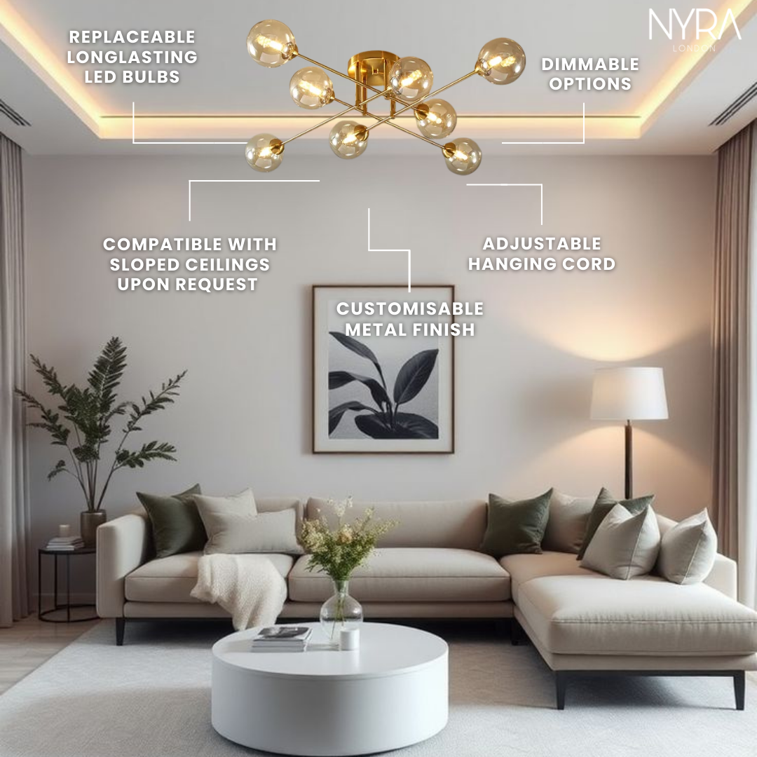 Piccadilly Glass Ball Chandelier