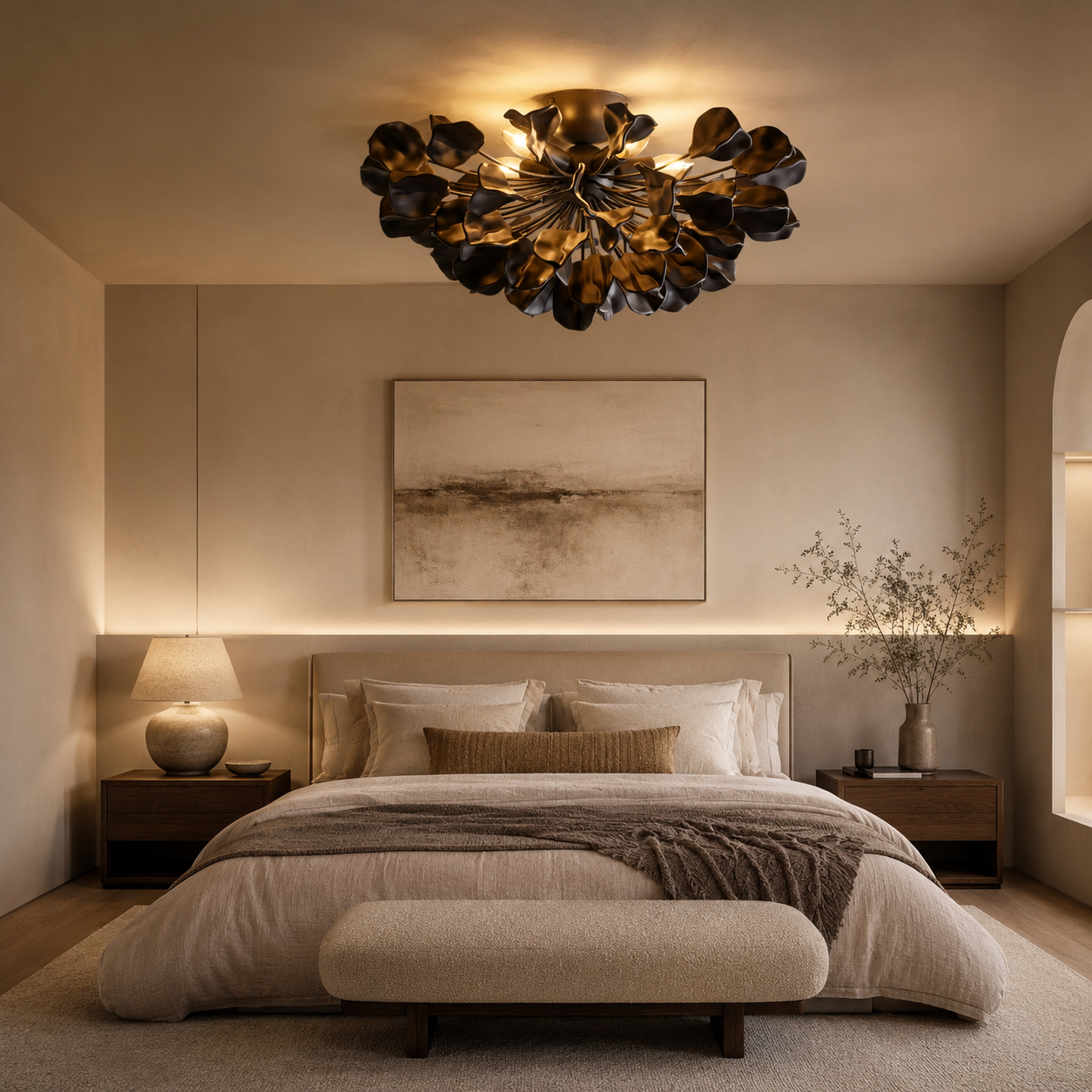 Floravia Ceramic Chandelier