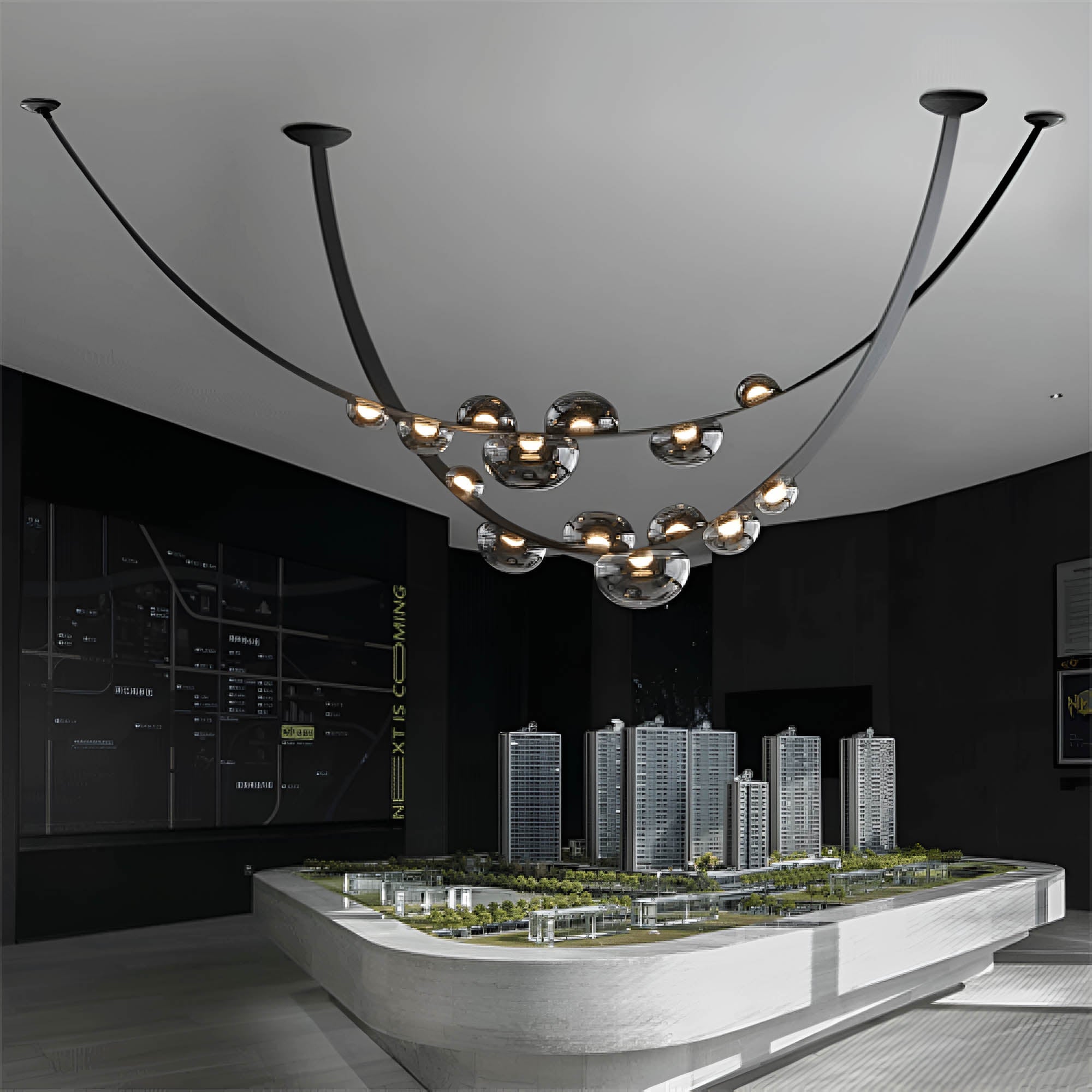 NYRA Orbital Elegant Pendant