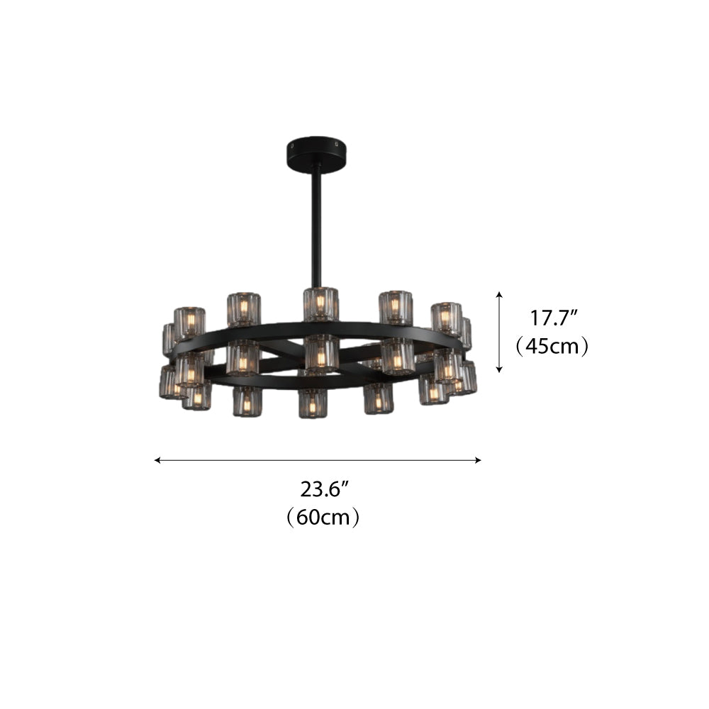 Bravion - Crystal Ring Chandelier