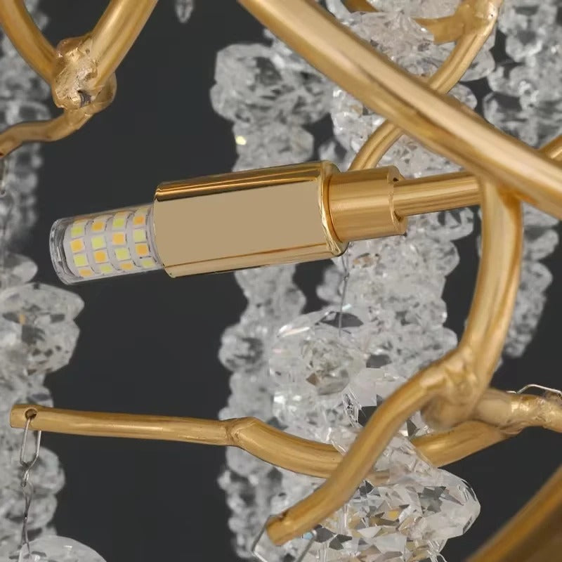 NYRA Tree Branch Crystal Chandelier