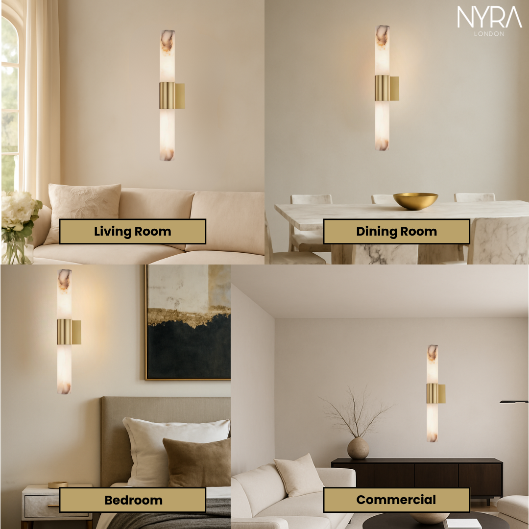 Paris Alabaster Wall Sconce