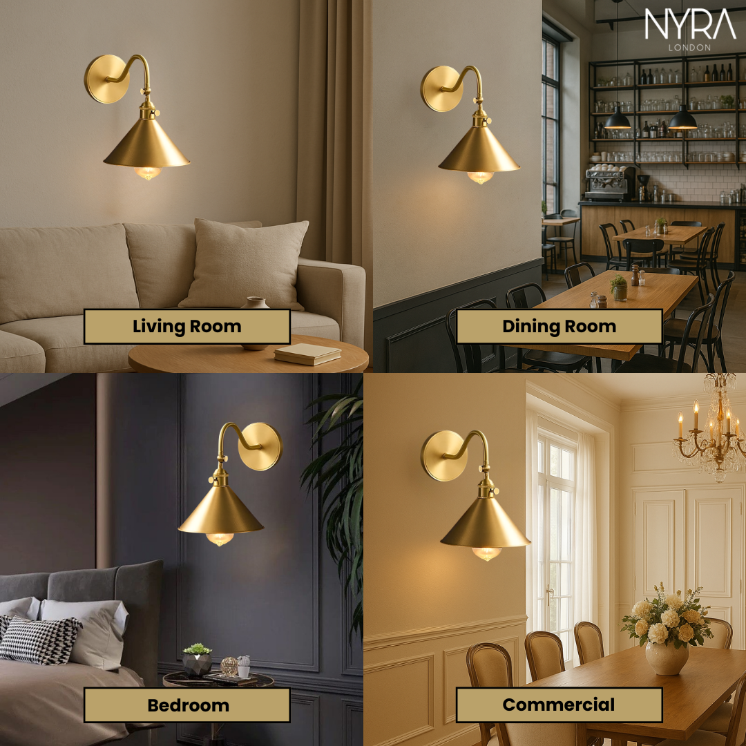 AuraGlow LED Wall Sconce