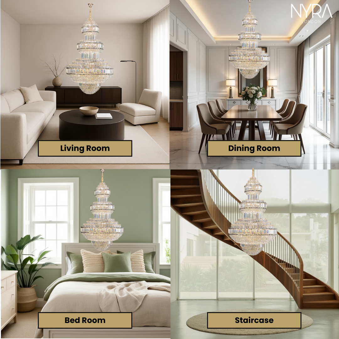 Nyra Royal Crystal Chandelier