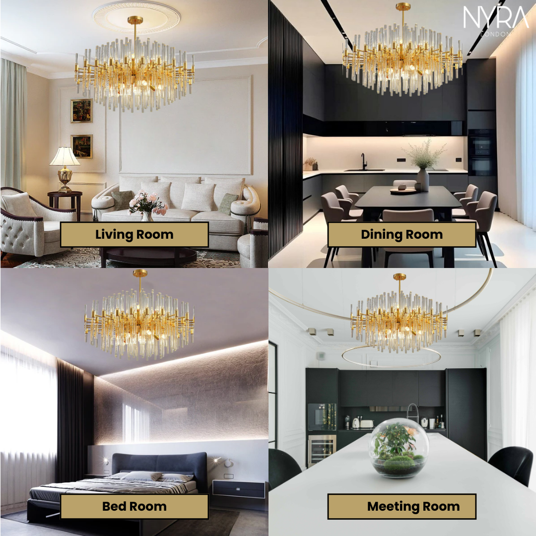 Crystal Vertex Chandelier