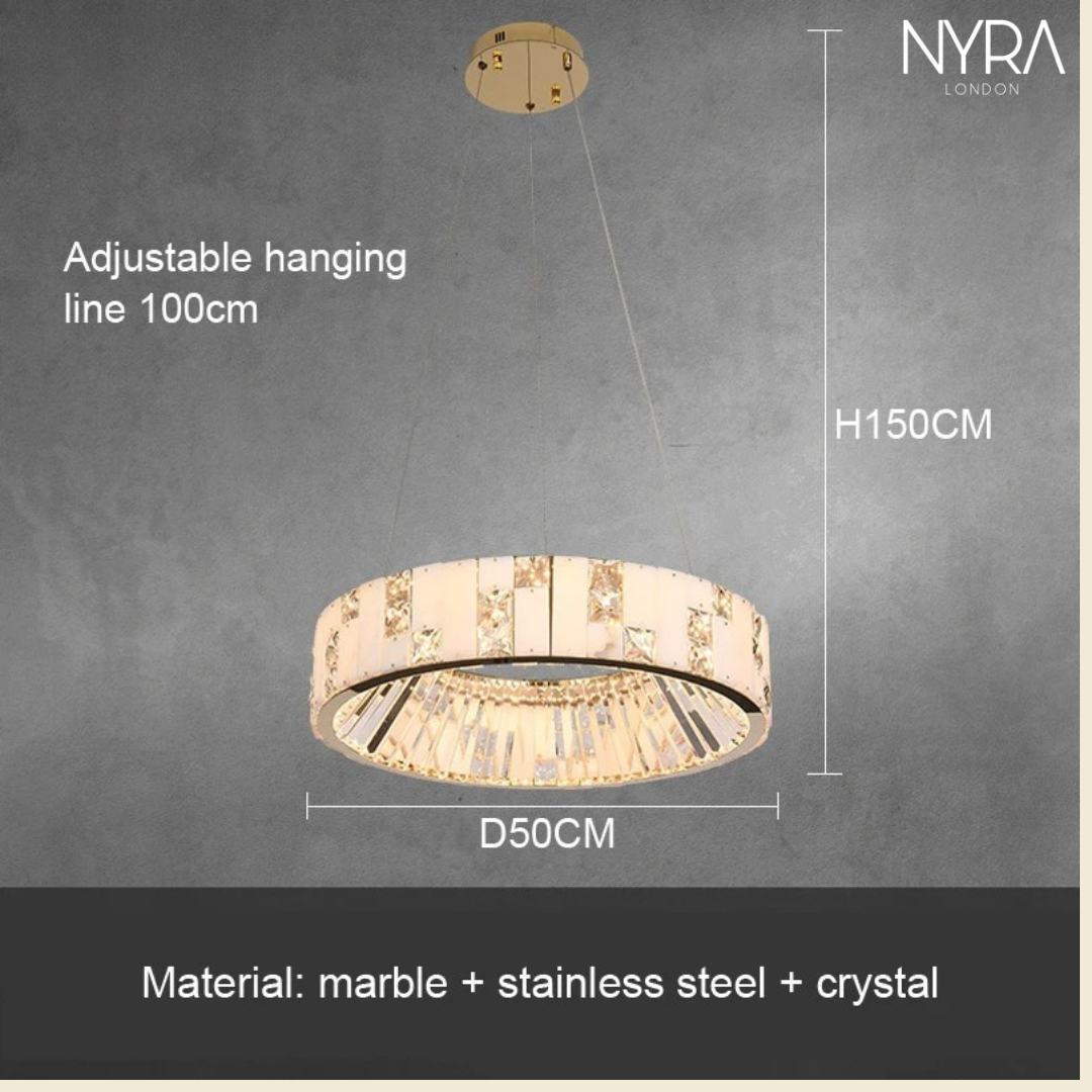 Edora Spanish Marble Chandelier