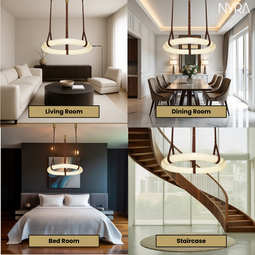 Wexford Marble Ring Chandelier