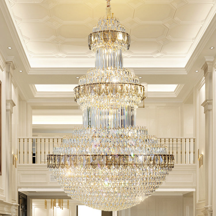Oria Round Crystal Chandelier