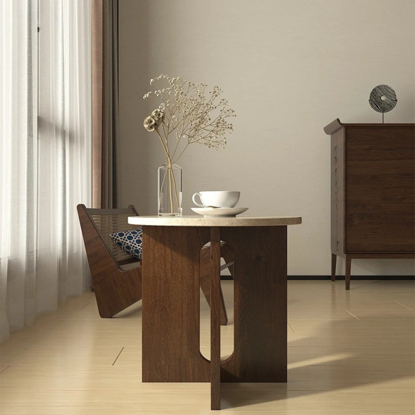 Averon Travertine Coffee Table