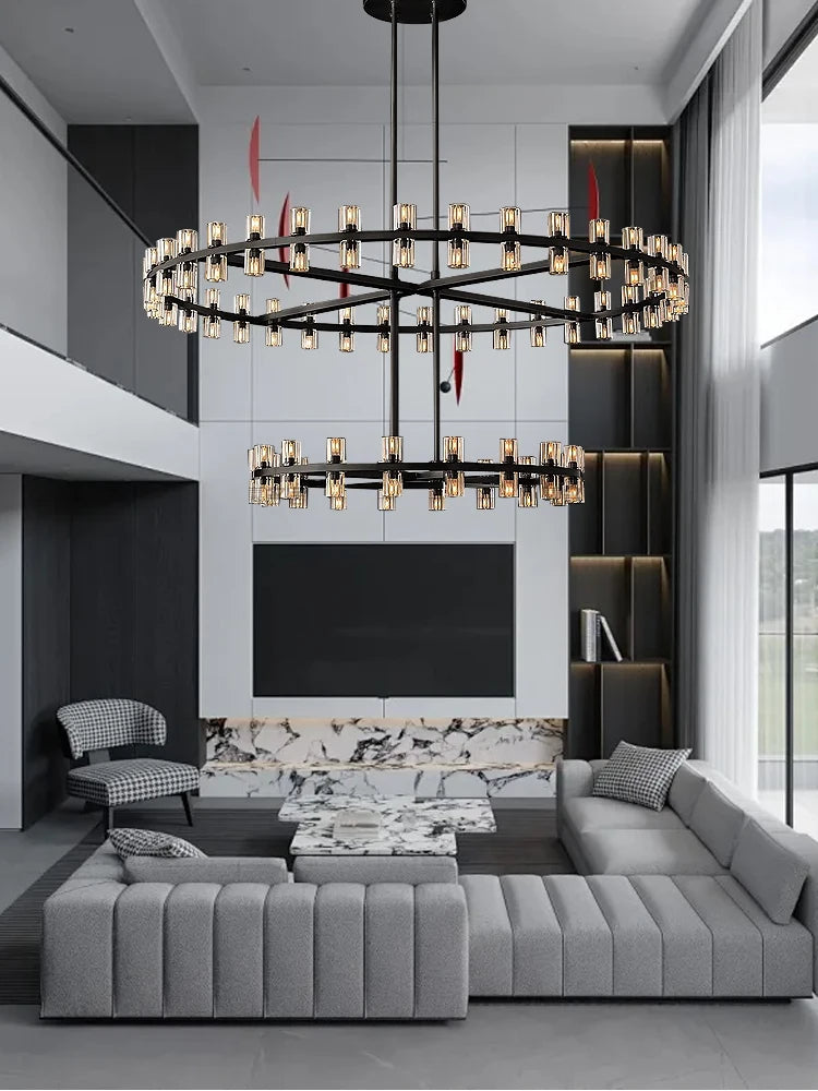 Bravion - Dual Ring Chandelier