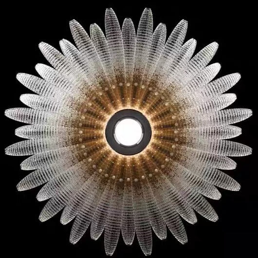 Milan Flowers Glass Chandelier