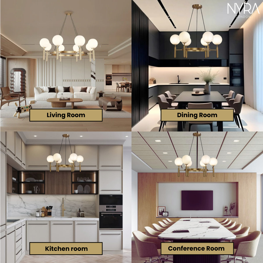 Diana Orb Ball Chandelier