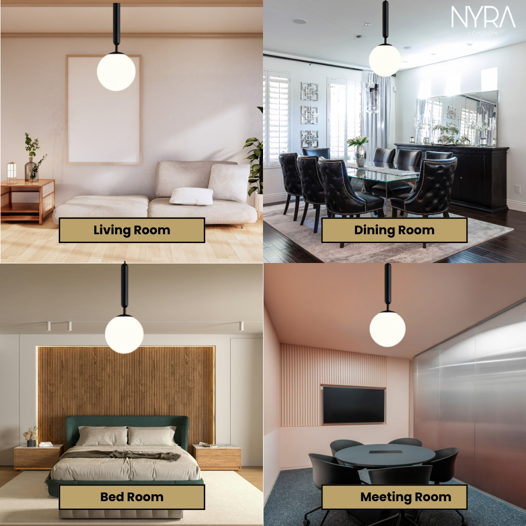 Black Castello Pendant Light