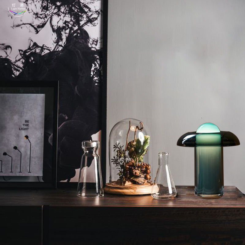 Moon Dome - Glass Table Lamp