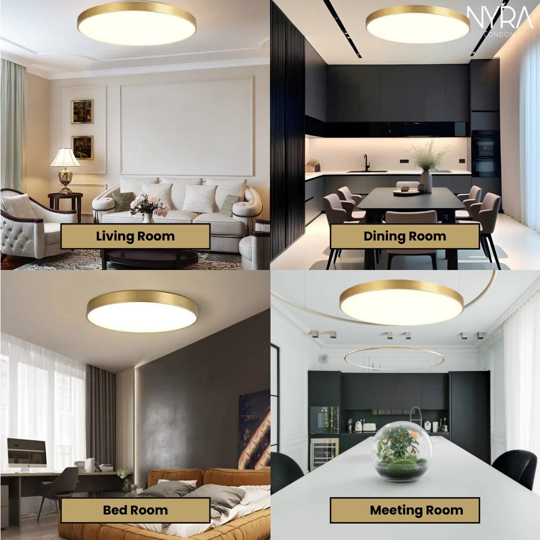 Elara Copper Ceiling Lamp