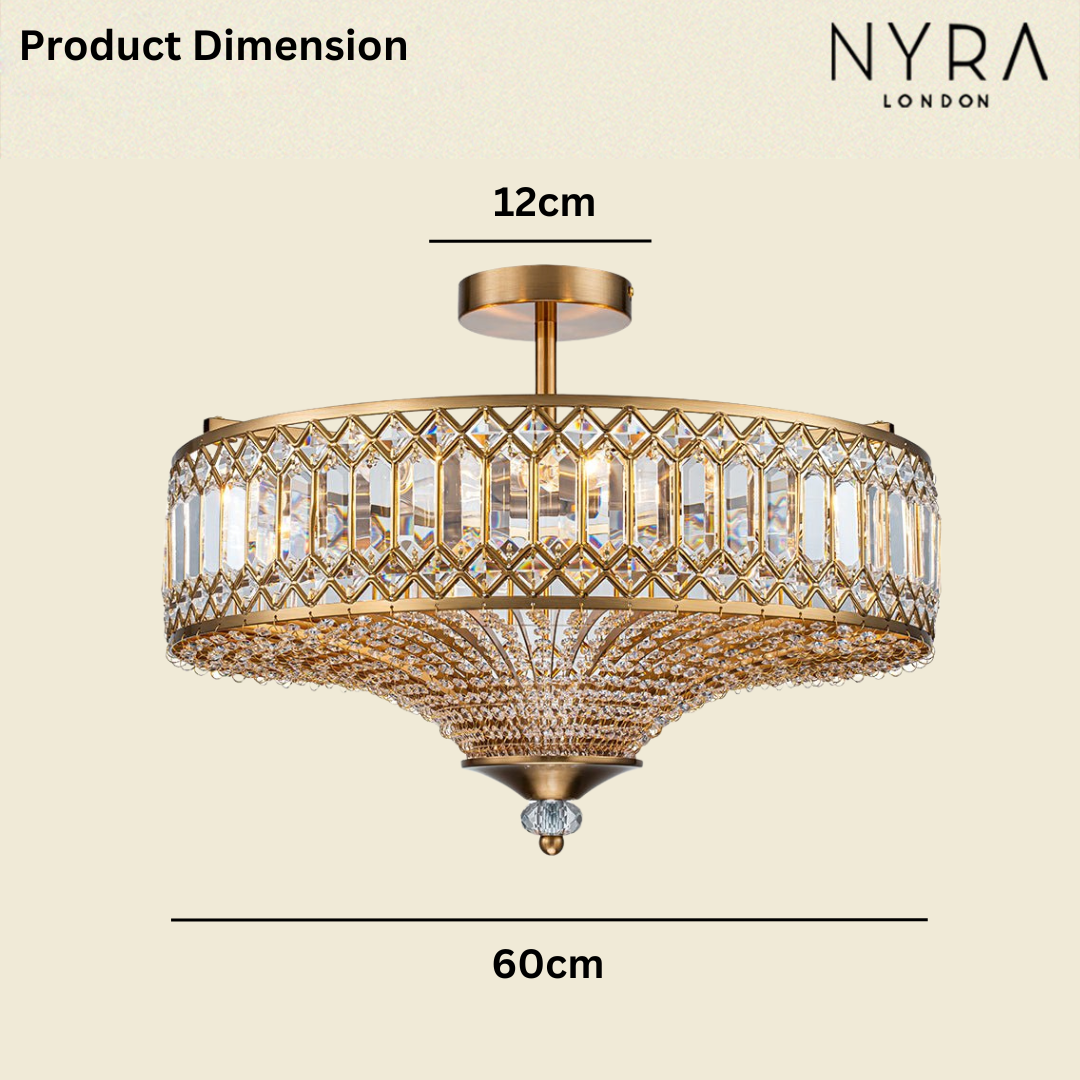 Sienna Crystal Round Chandeliers