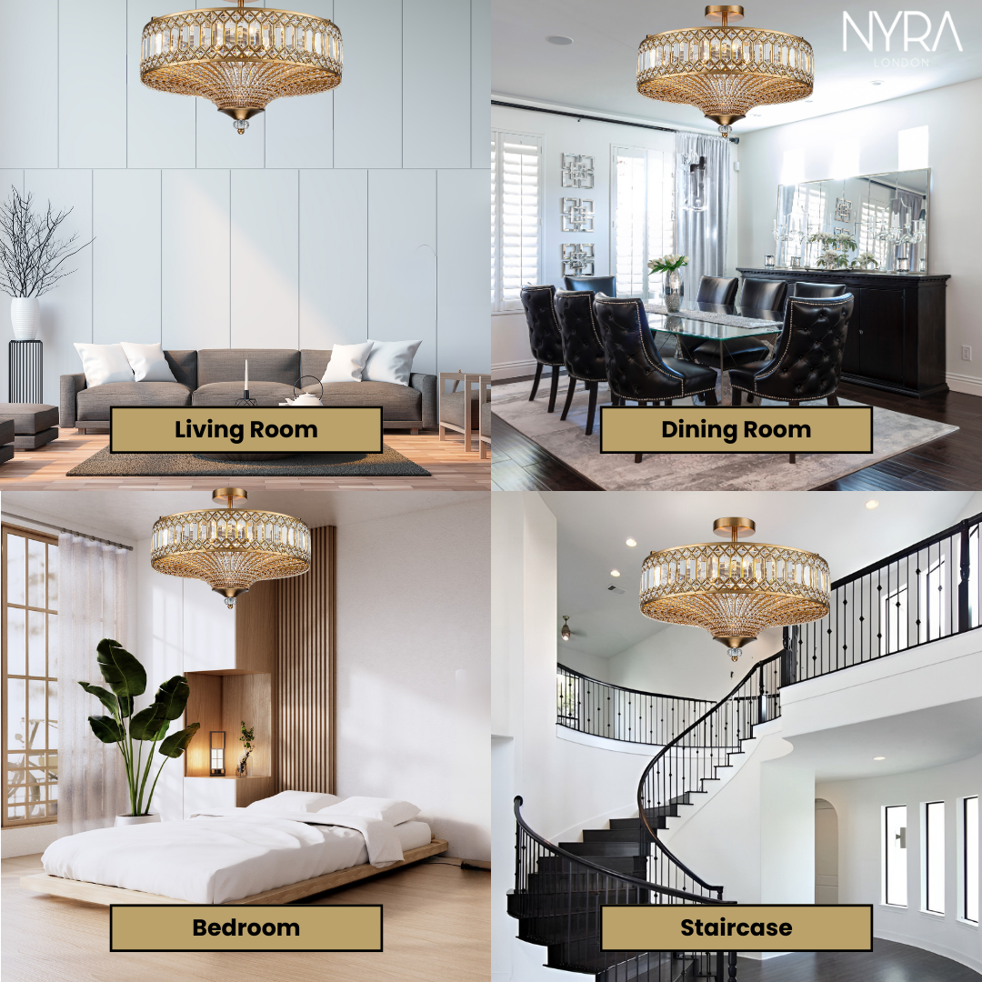 Sienna Crystal Round Chandeliers