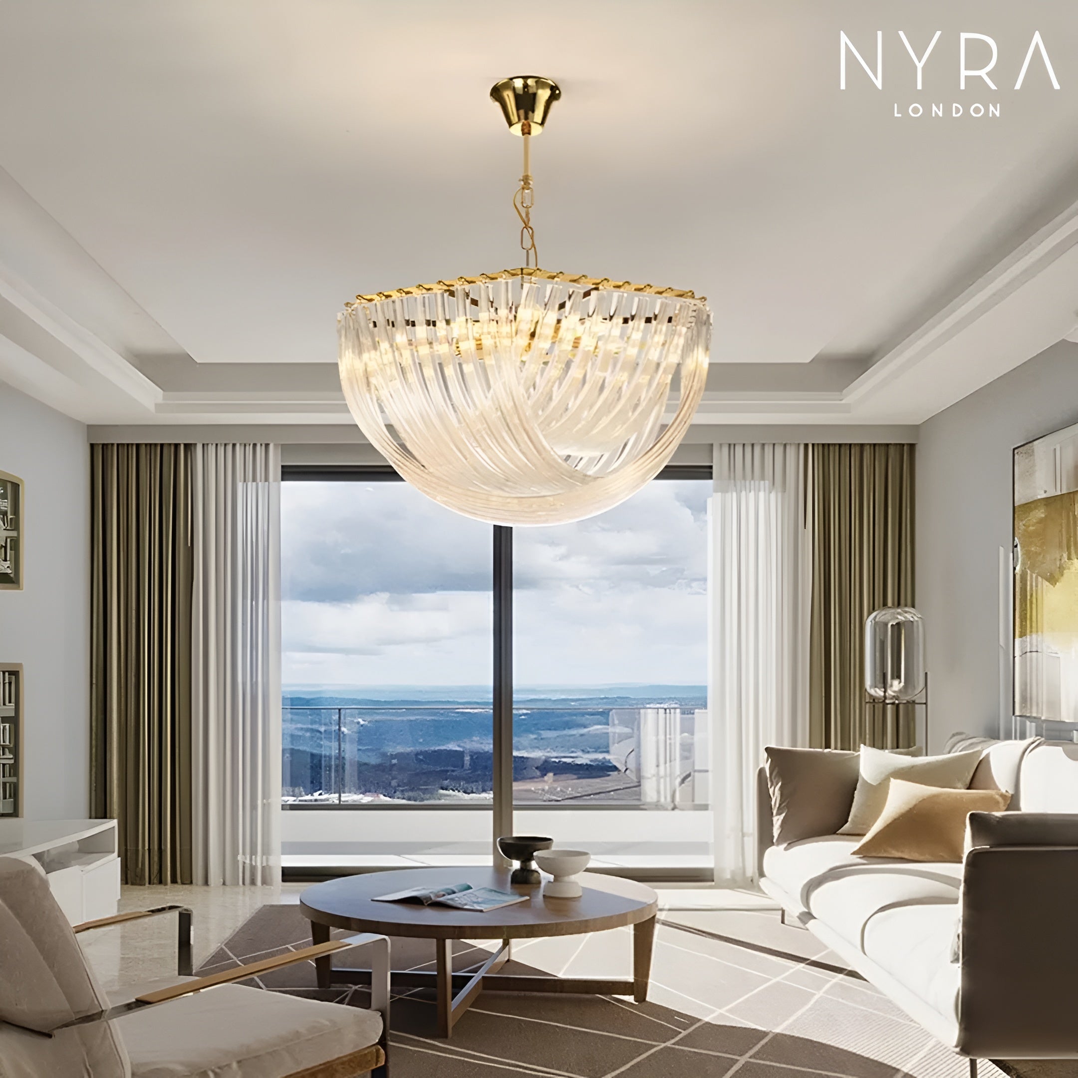 Eclora Crystal Chandelier