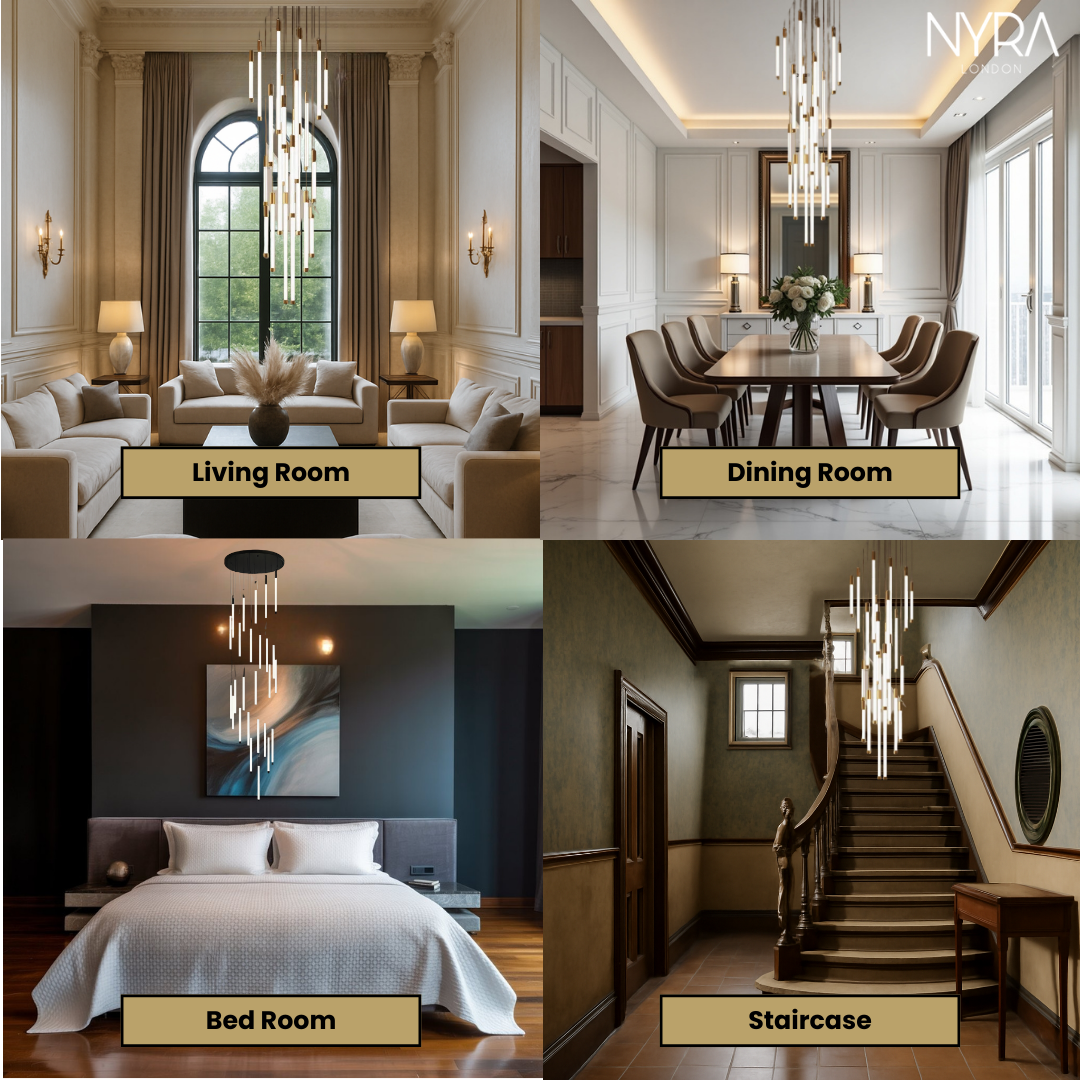 Milano Staircase Art Chandelier