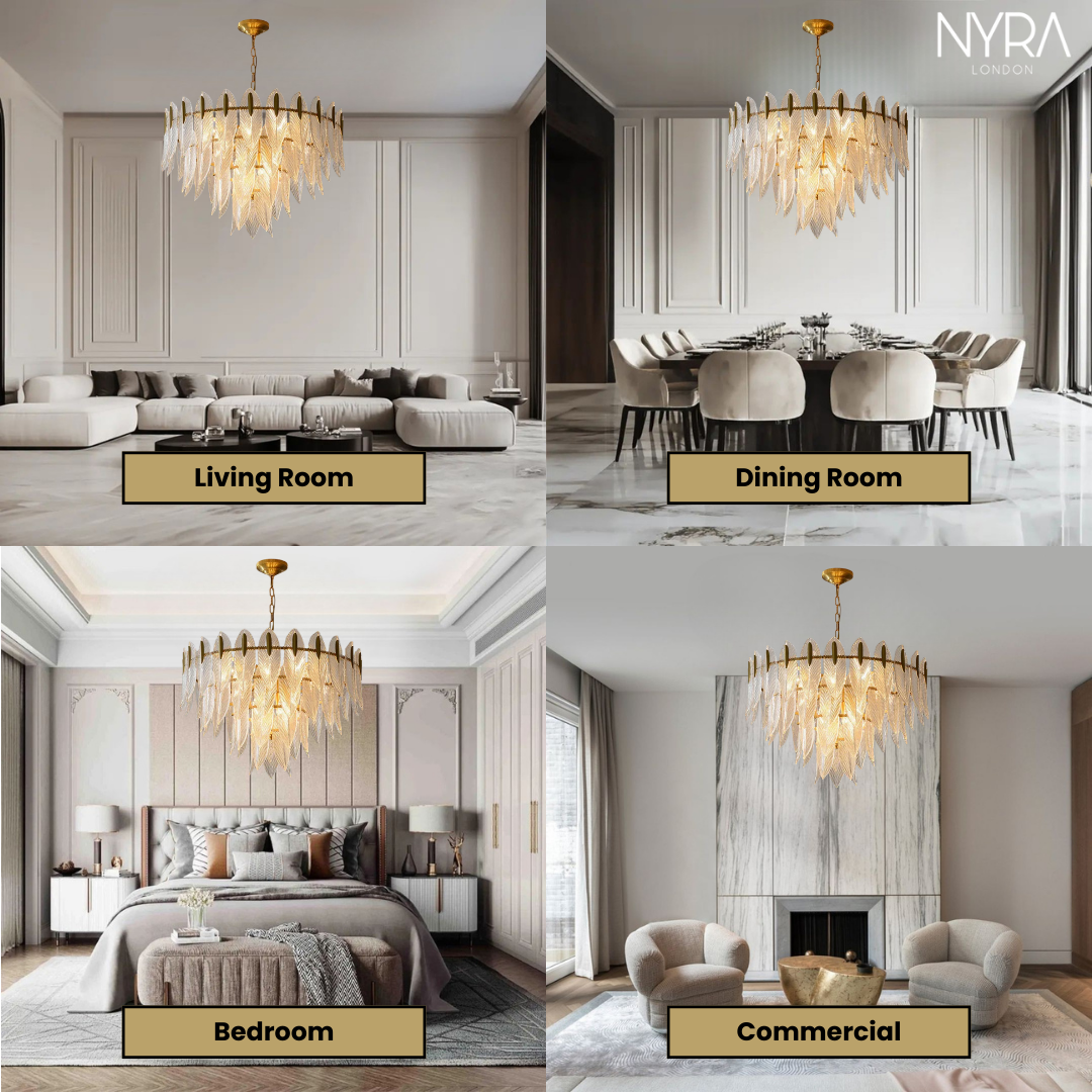 VIOLETTA Glass Chandeliers