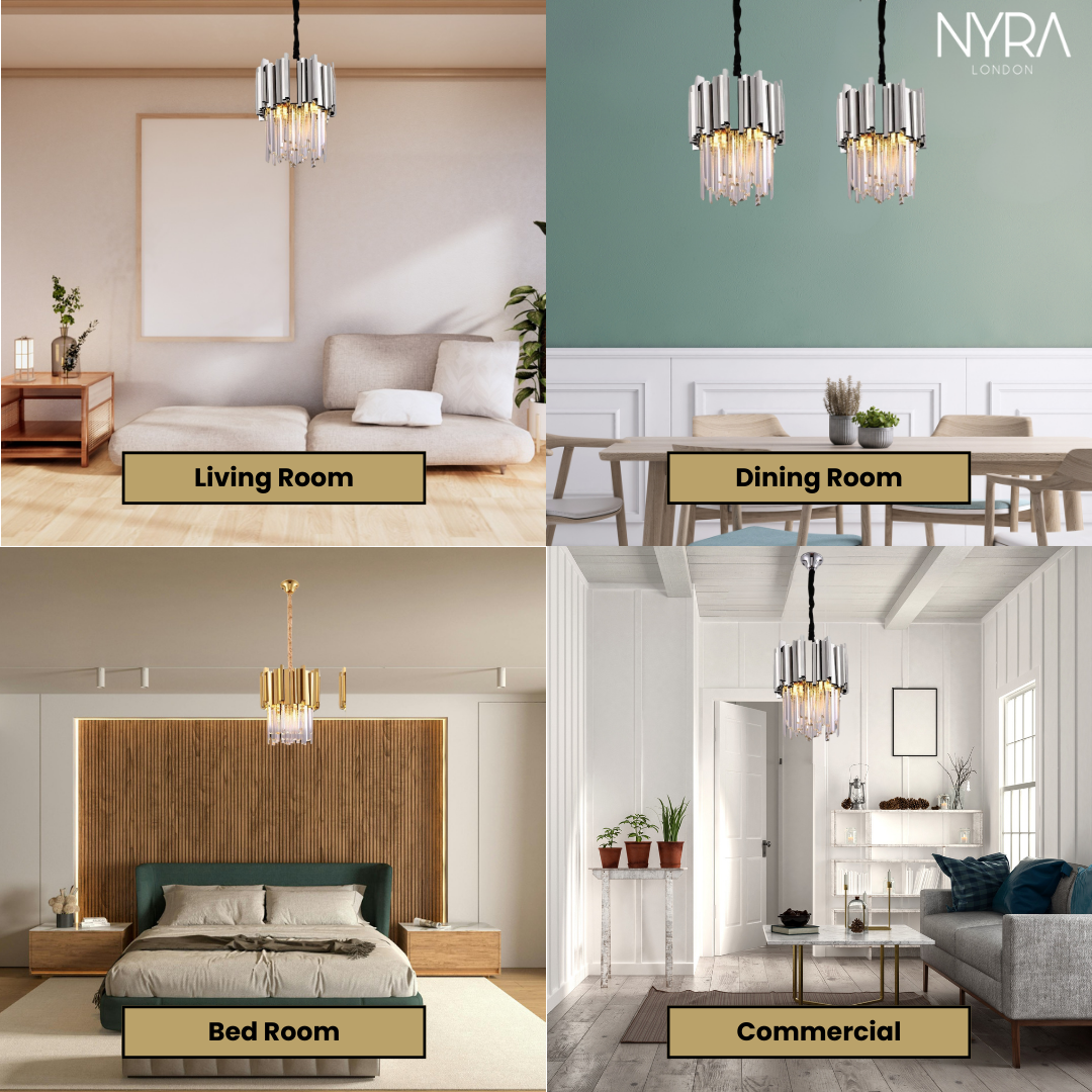 Elizabeth Crystal Pendants