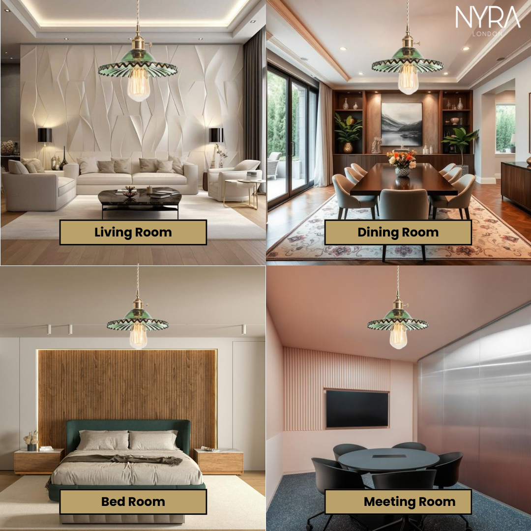 Braided York Glass Pendant