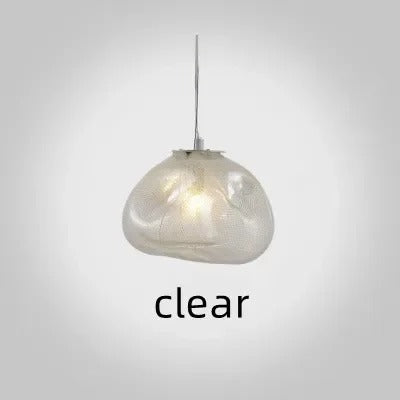 Golden Glow Cascade Glass Chandelier