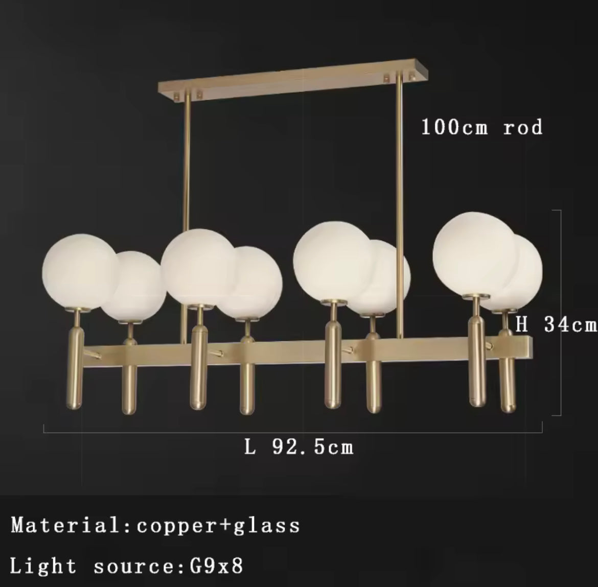 Diana Orb Ball Chandelier