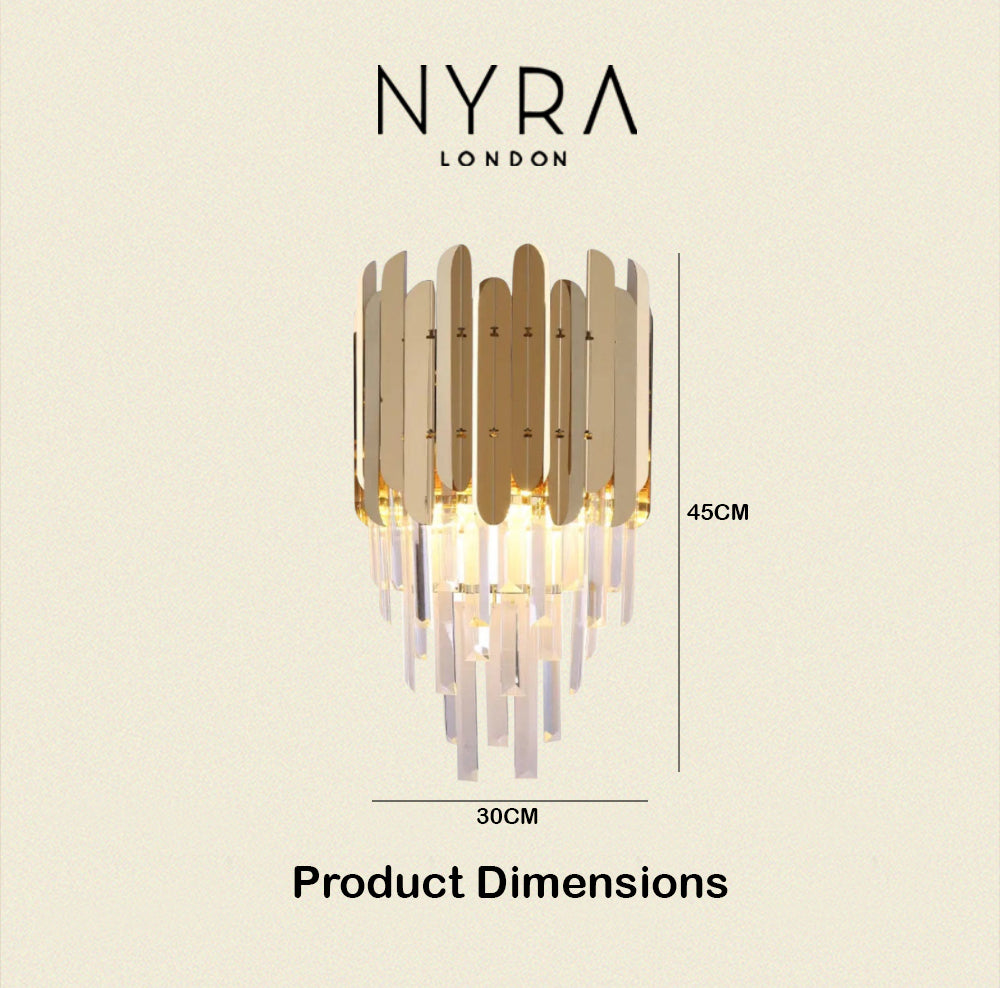 The Ivy Crystal Wall Lamp