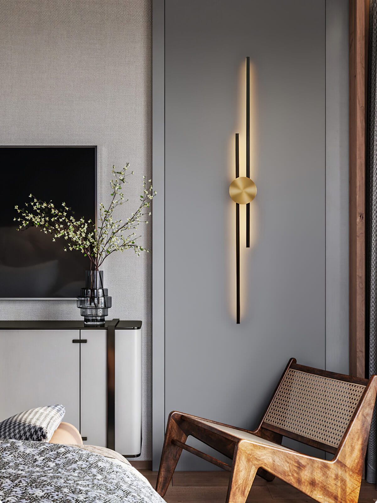 Bethnal Minimalist Copper Wall Light