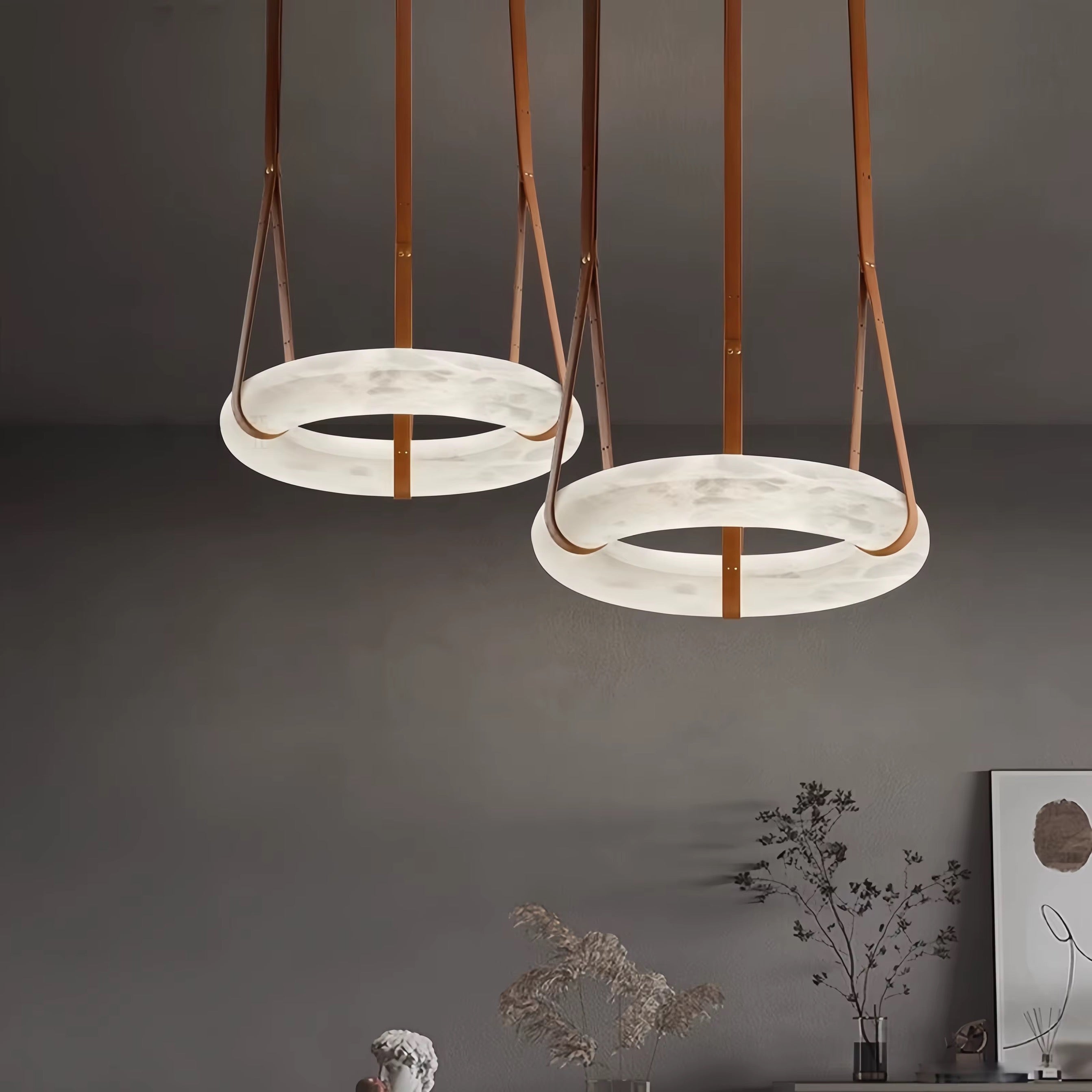 Wexford Marble Ring Chandelier