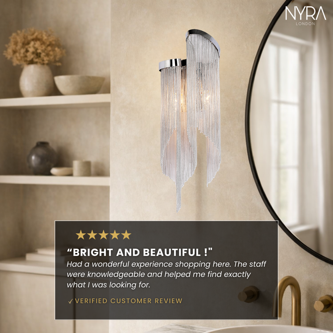Cascadia Chain Tassel Wall Sconce