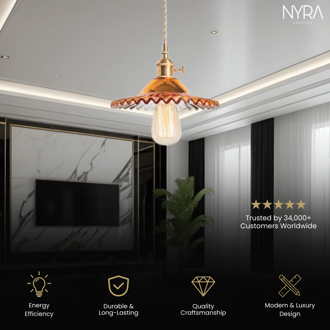 Braided York Glass Pendant