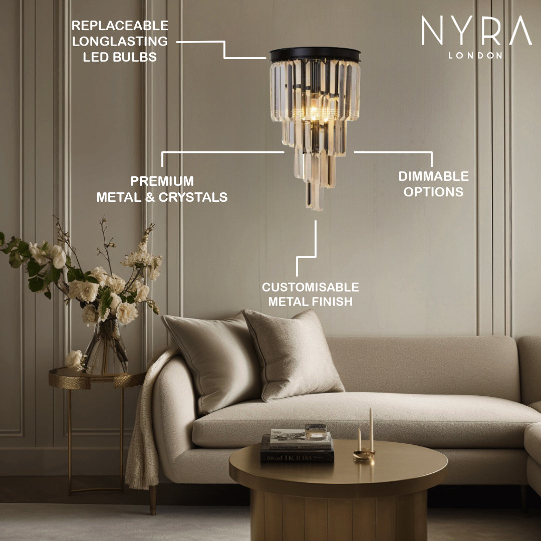 Sutherland Crystal Wall Lamp