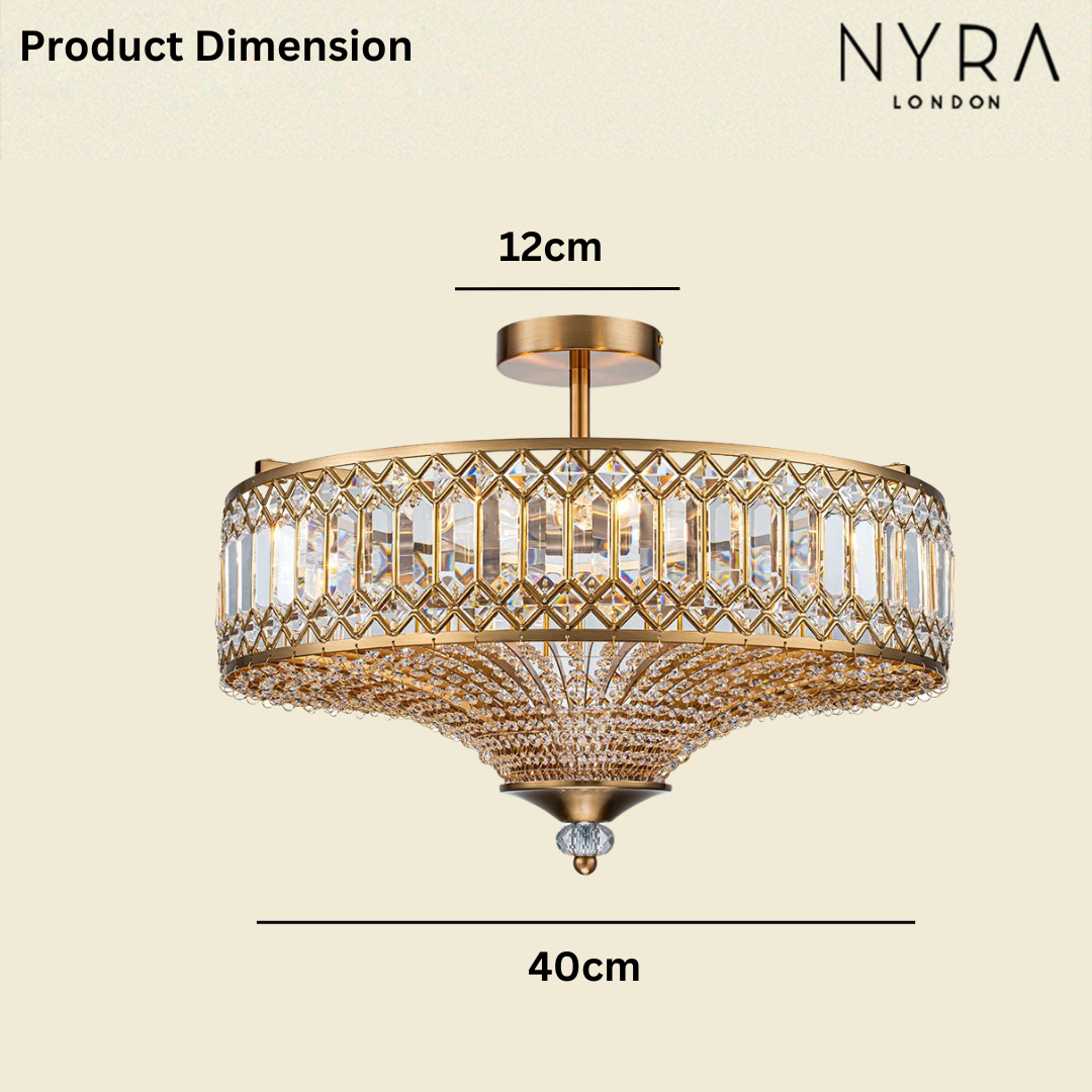 Sienna Crystal Round Chandeliers