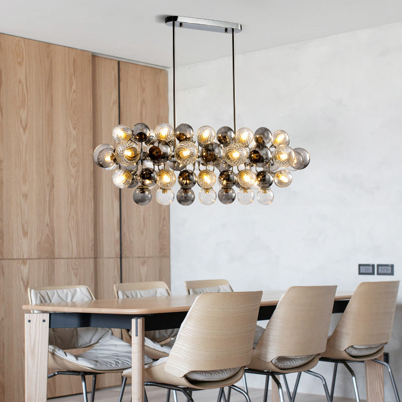 Astralis Glass Ball Chandelier