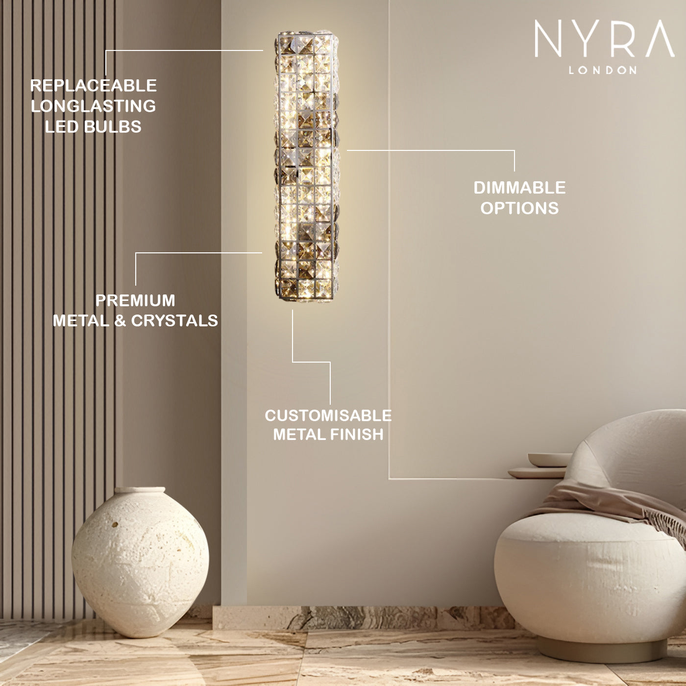 Prism Shine Wall Lamp