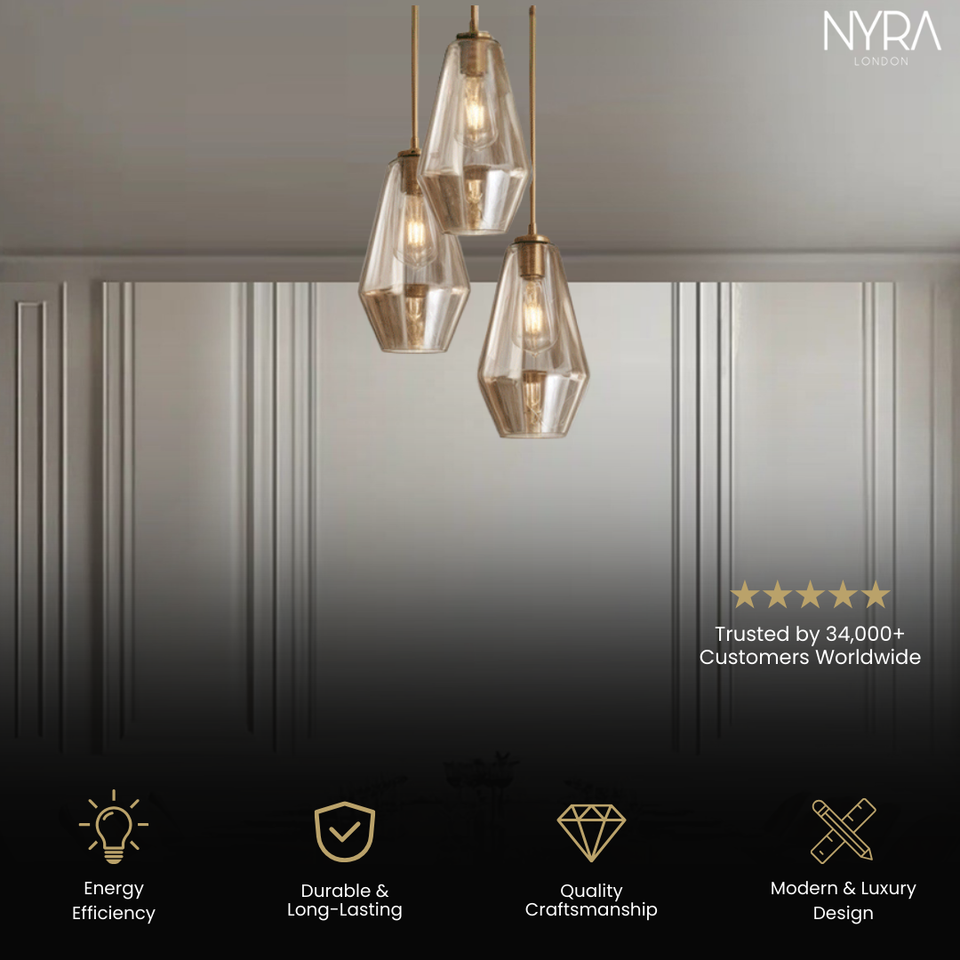 Monica Designer Glass Pendant