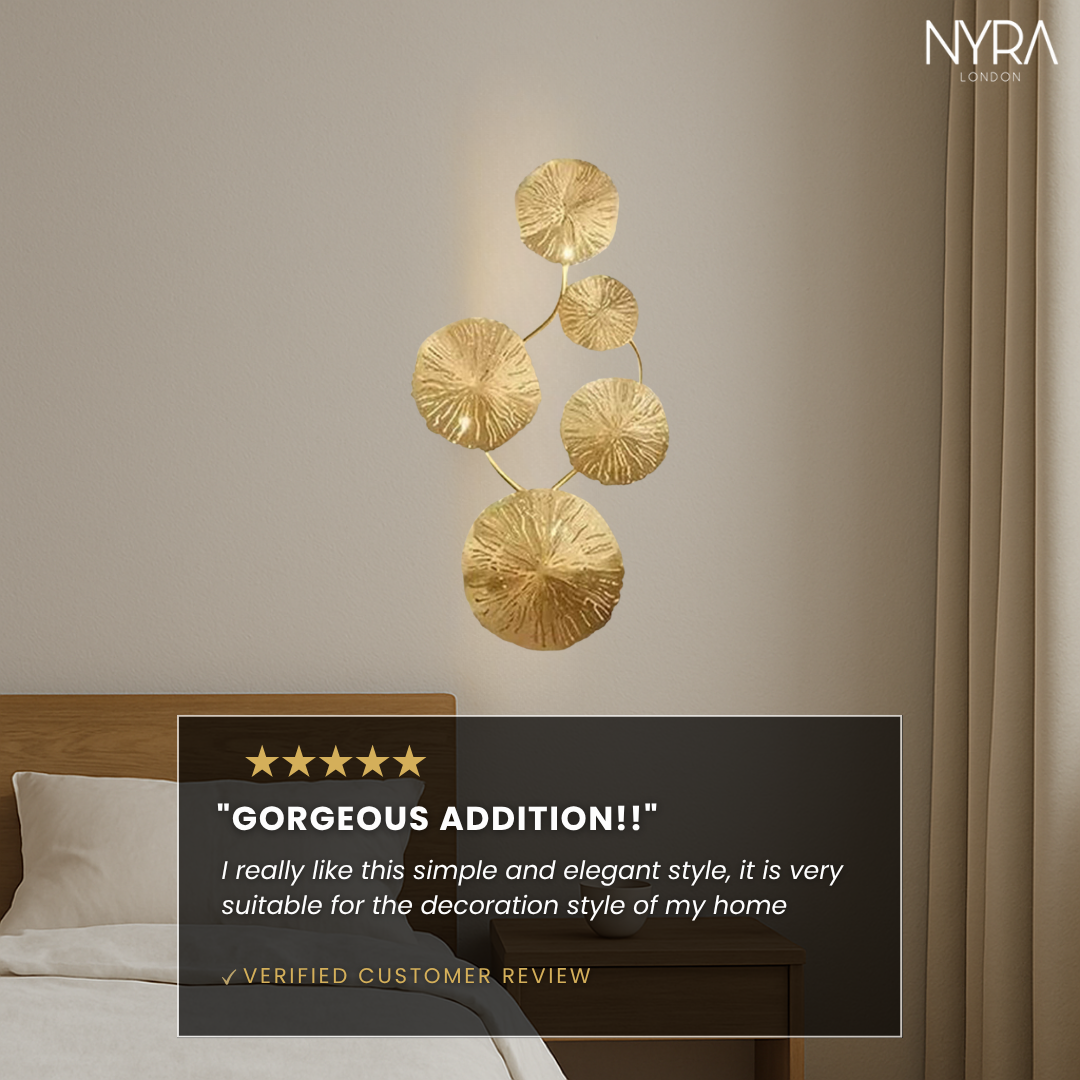 NYRA Leaf Modern Wall Lamp