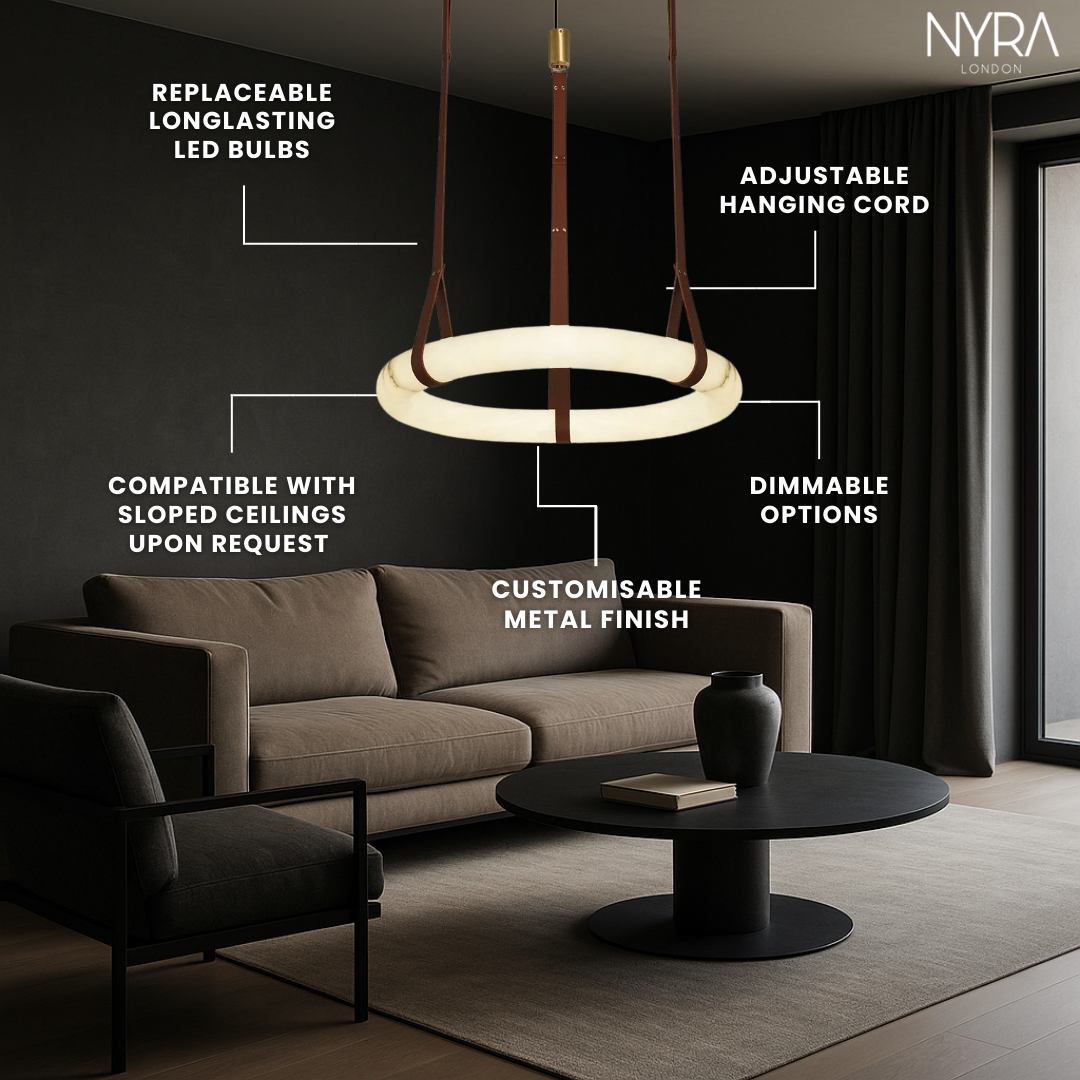 Wexford Marble Ring Chandelier