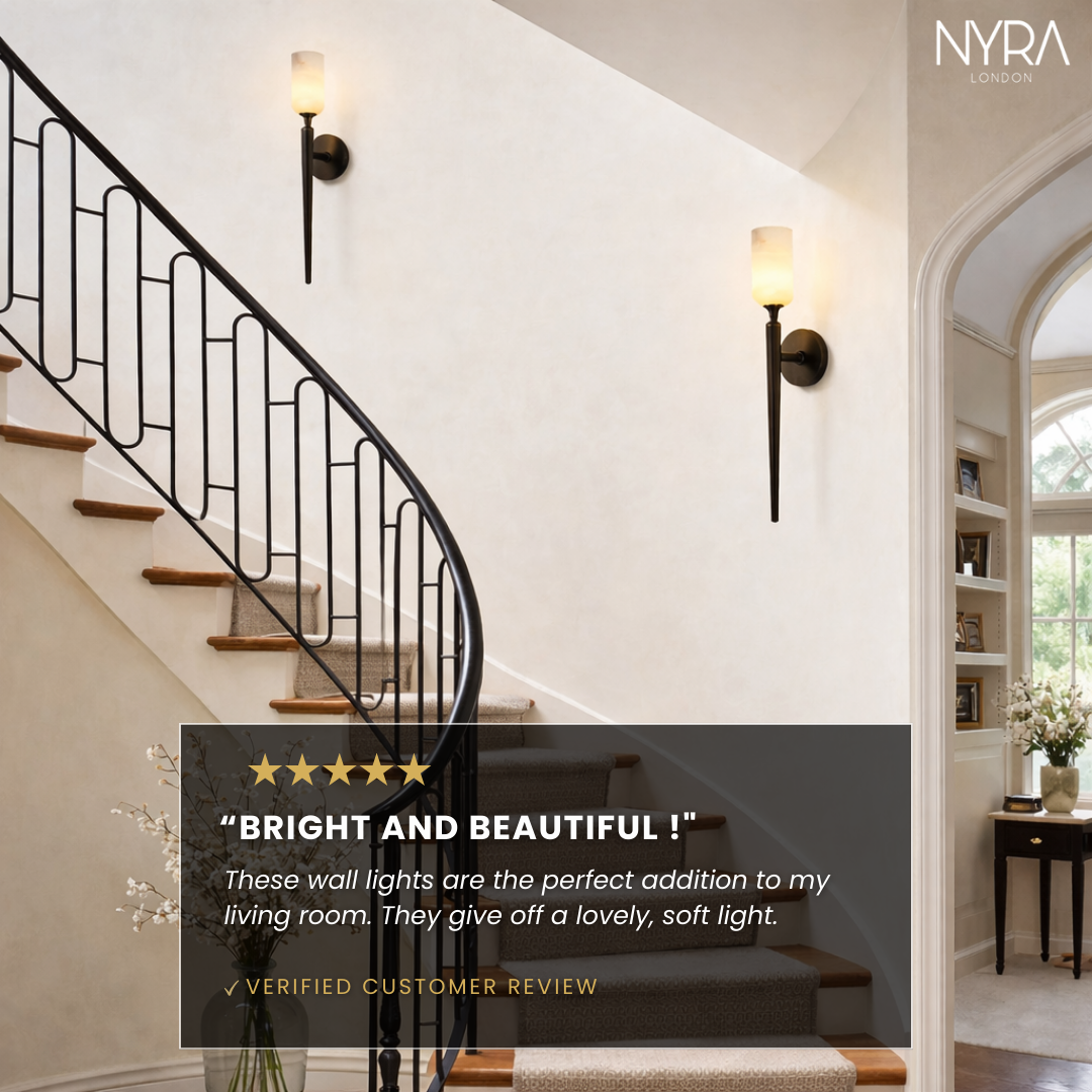 Meridian Alabaster Wall Light