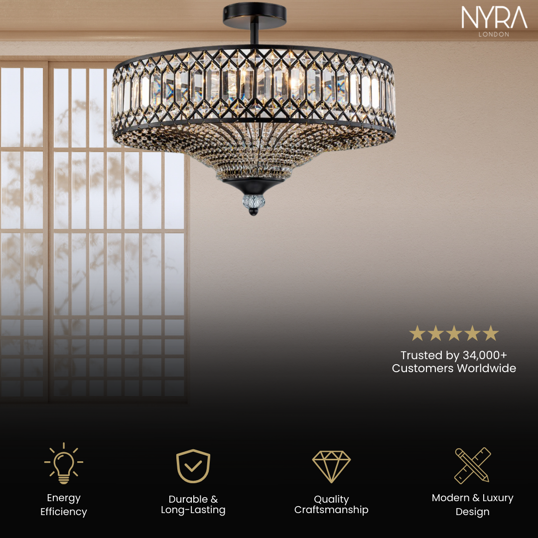 Sienna Crystal Round Chandeliers