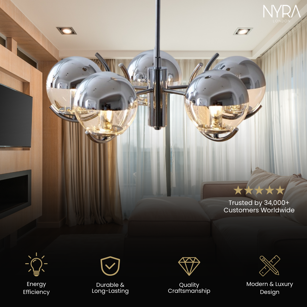 Lunar Eclipse Ball Chandelier