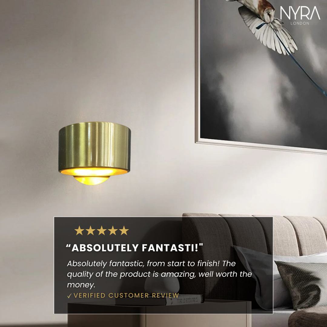 Golden Ring Wall Lamp