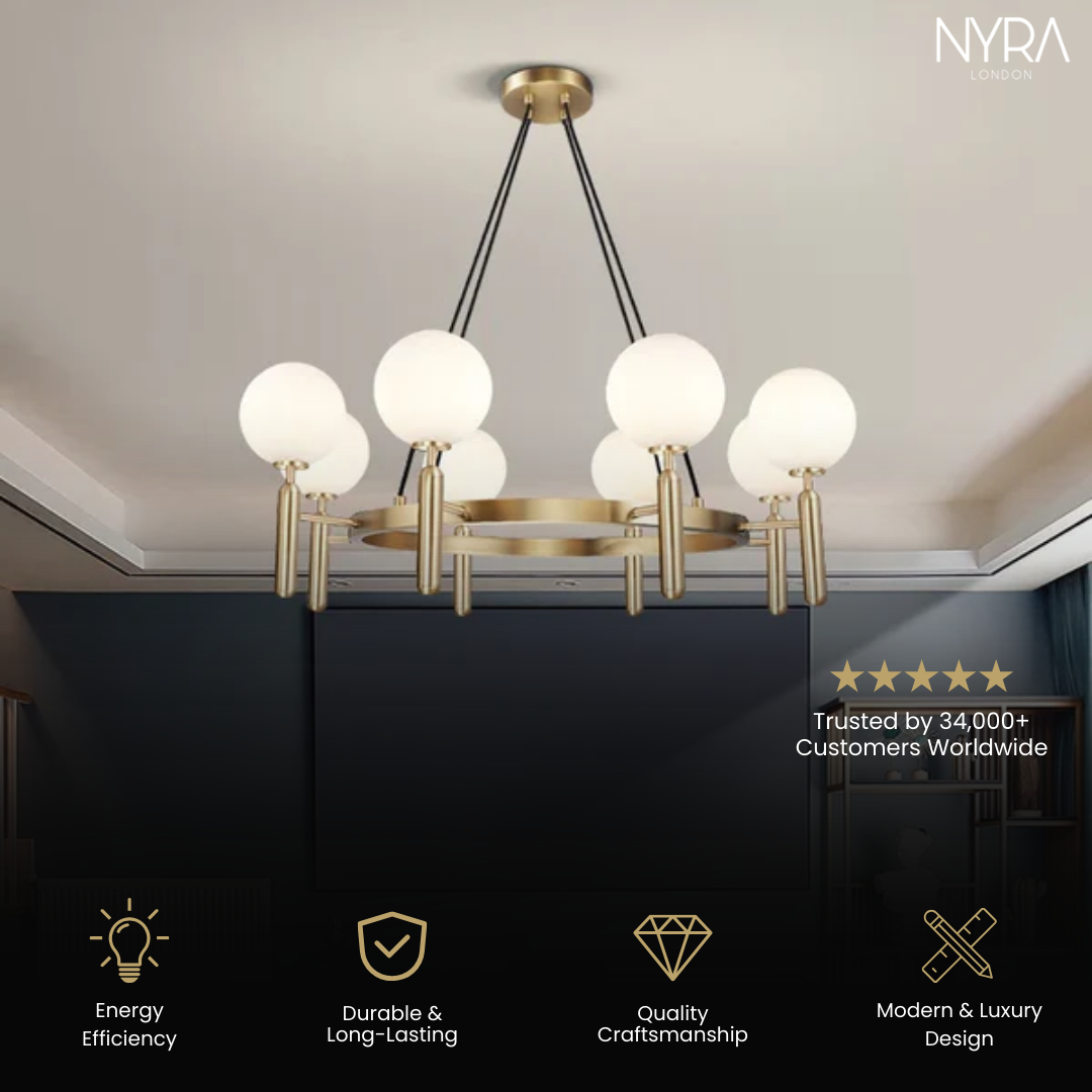Diana Orb Ball Chandelier
