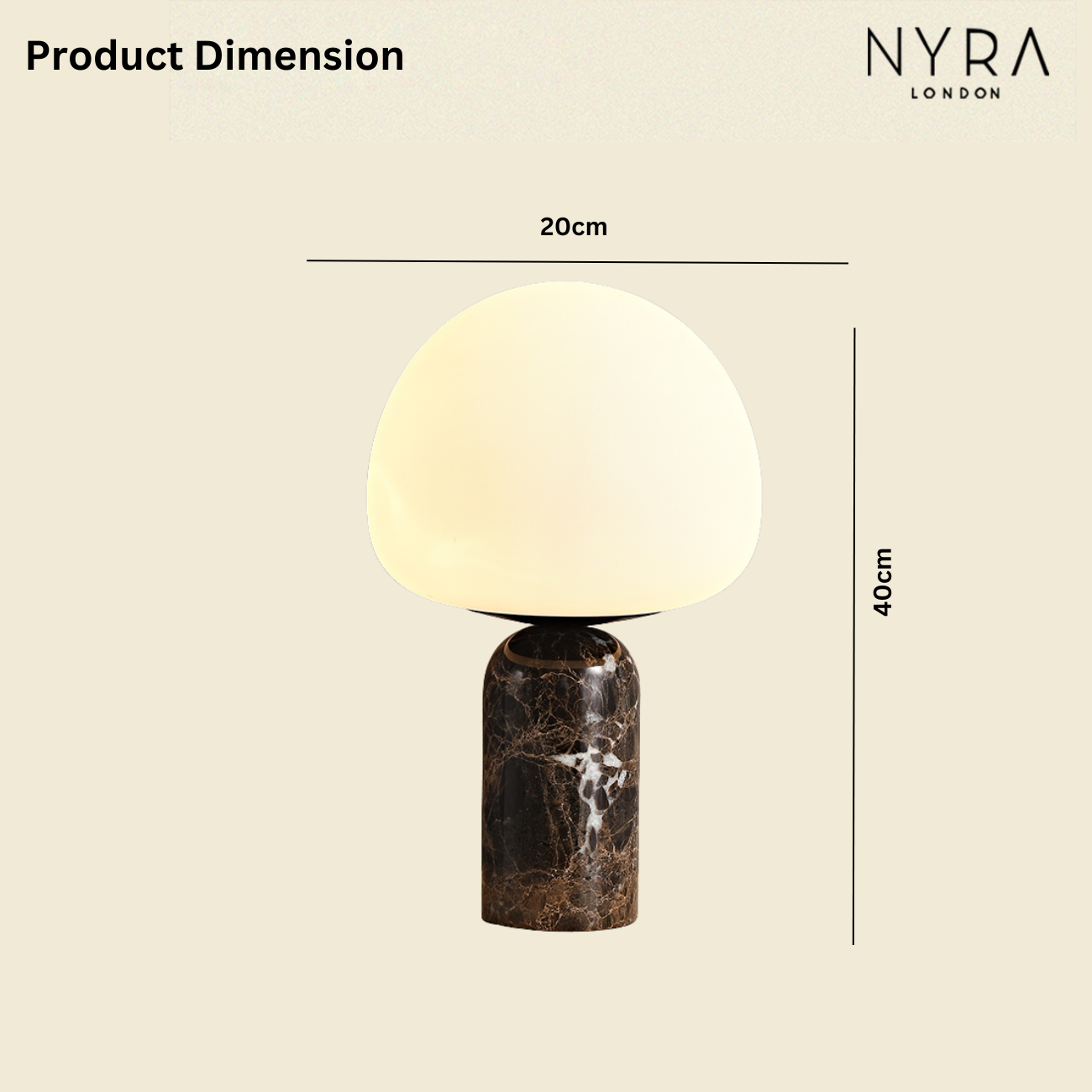 Kyan - Marble Table Lamp