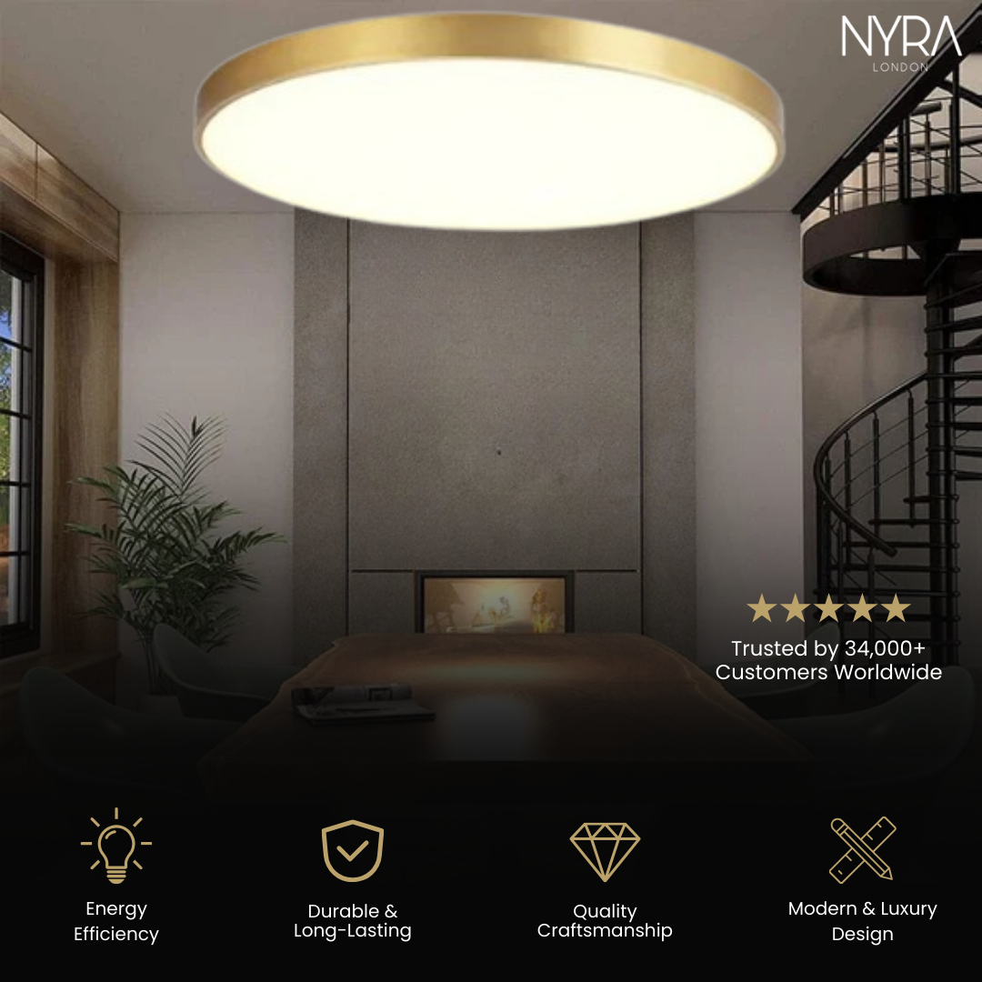 Elara Copper Ceiling Lamp