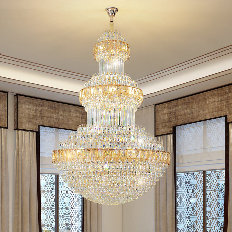Oria Round Crystal Chandelier