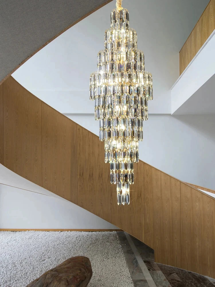 Shyra Staircase Crystal Chandelier