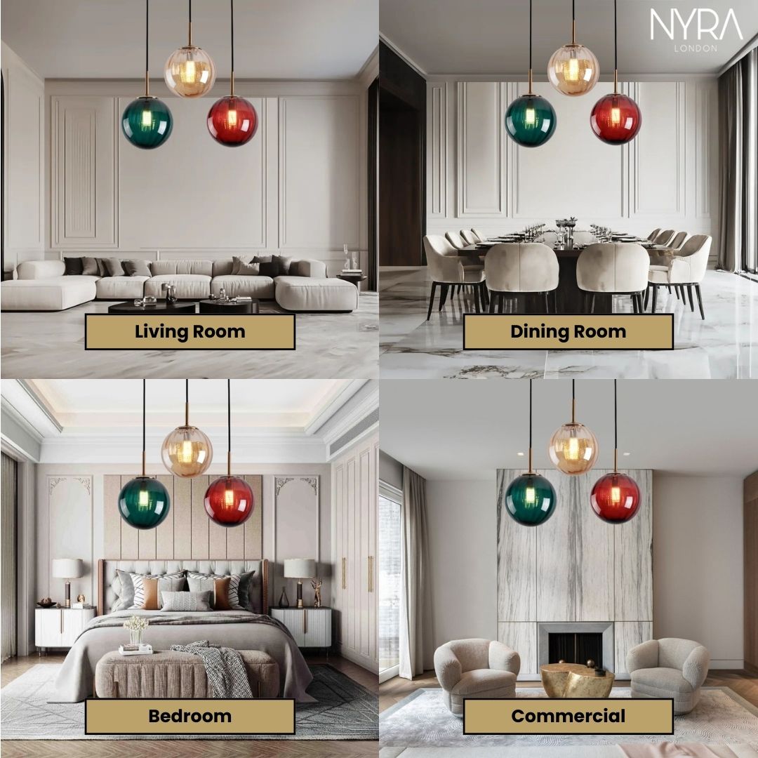 Tulise Glass Pendants